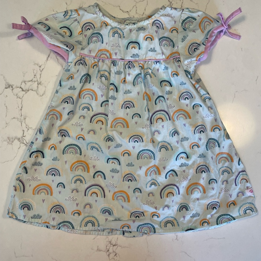 RuffleButts Rainbow Dress 🌈